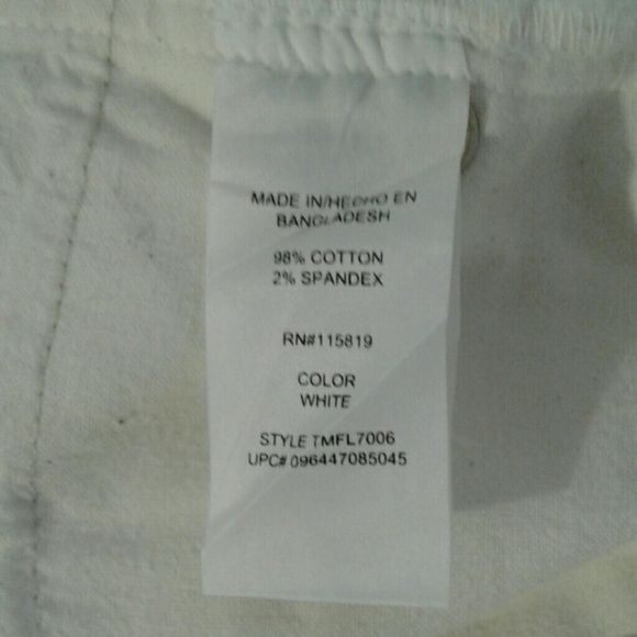 *White Capri sz 10 - Picture 8 of 8